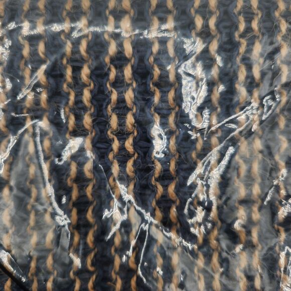 Noctiflorous Braided Table Runner Jute & Paper Blue & Brown 12" x 90" Kitchen - Picture 8 of 9